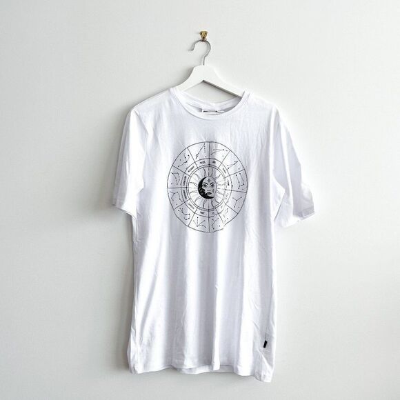 Noisy May // Zodiac 2/4 Sleeve Tee | Bright White // Size Medium // BNWT - Picture 4 of 8